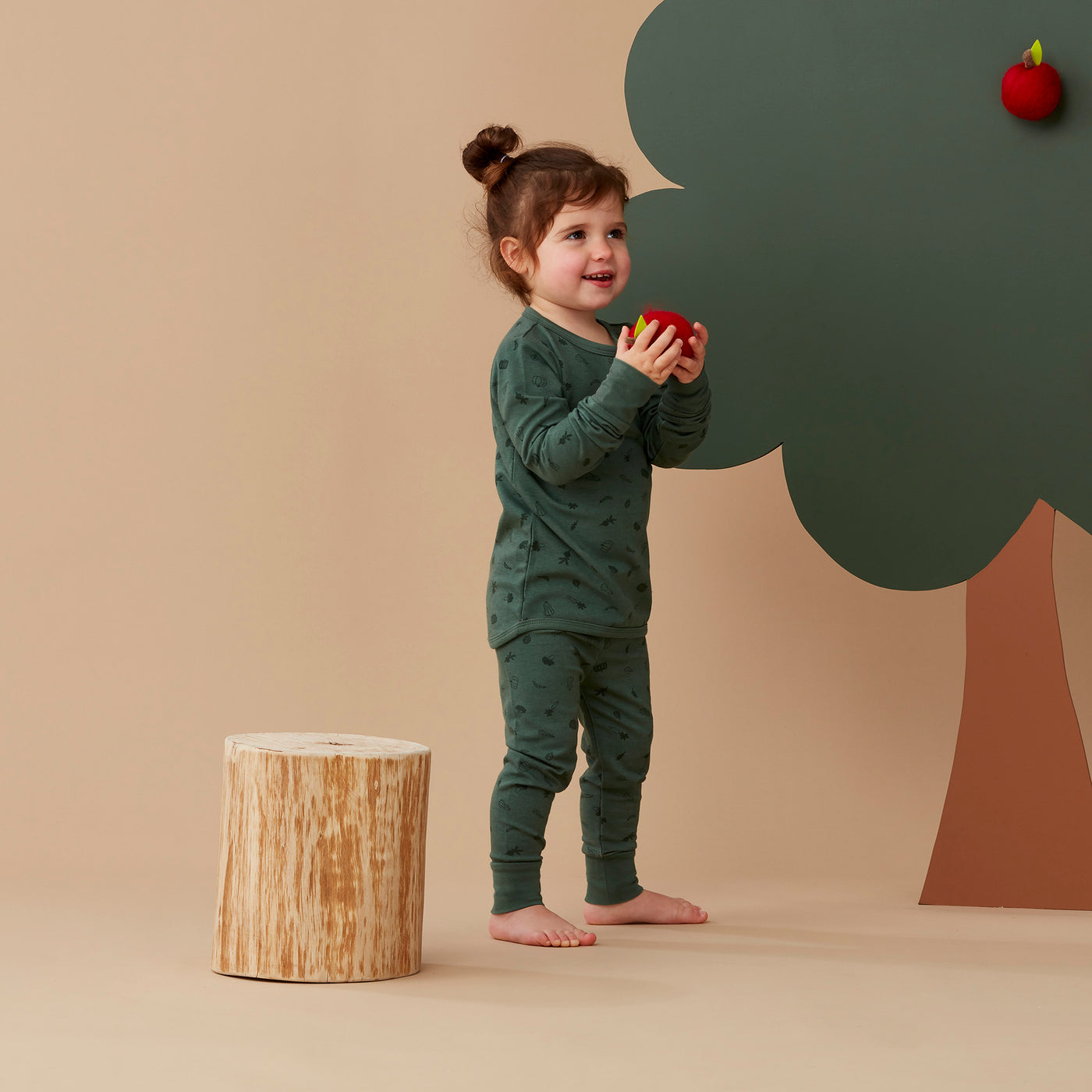 ergoPouch Australia Long Sleeve Pyjamas 1.0 TOG - Veggie Patch