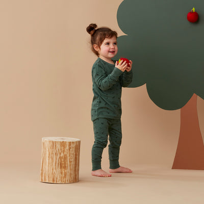 ergoPouch Australia Long Sleeve Pyjamas 1.0 TOG - Veggie Patch