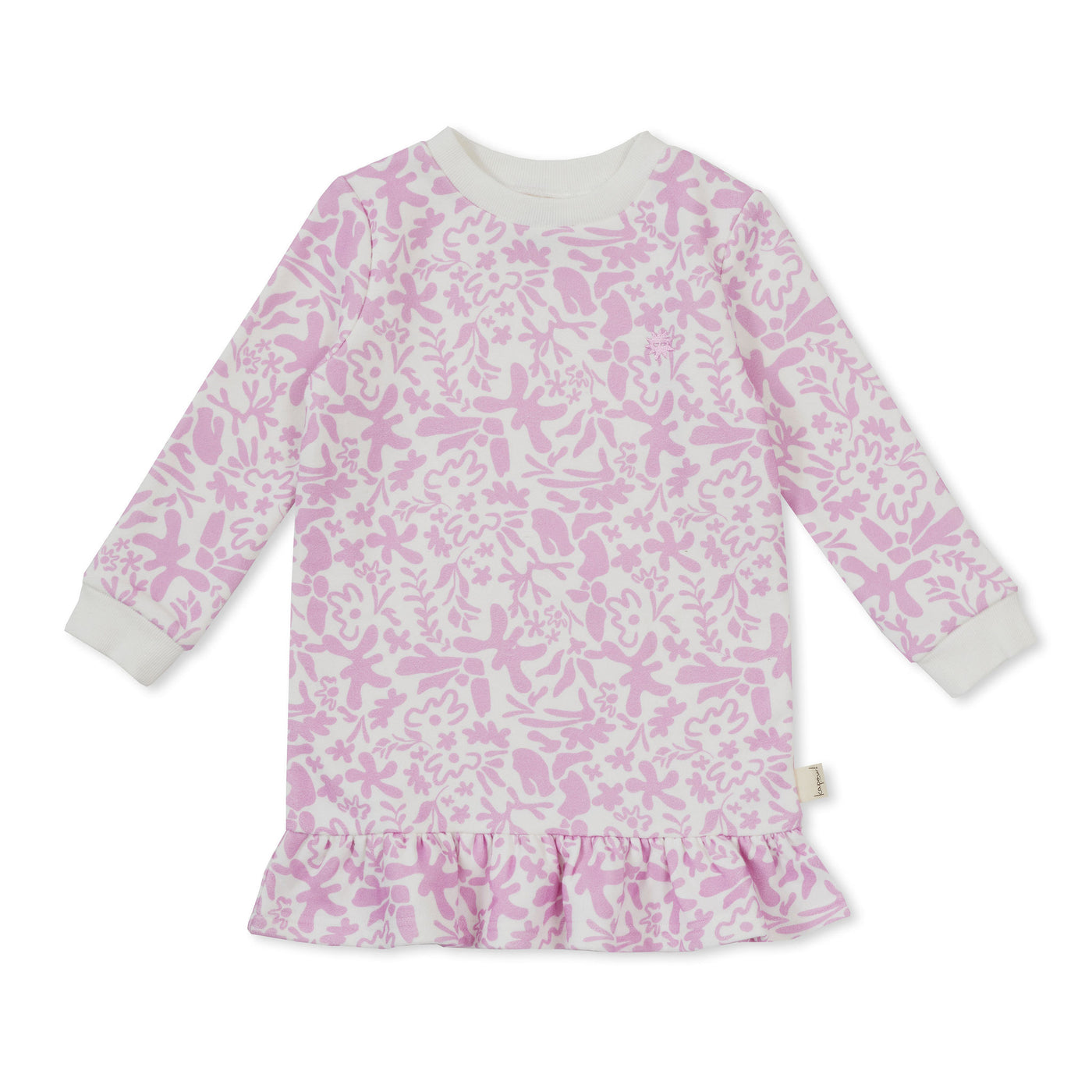 Kapow Kids Lavender Fleece Drop Waist Dress