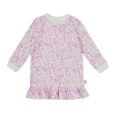 Kapow Kids Lavender Fleece Drop Waist Dress