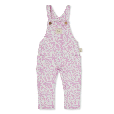 Kapow Kids Lavender Fleece Overalls