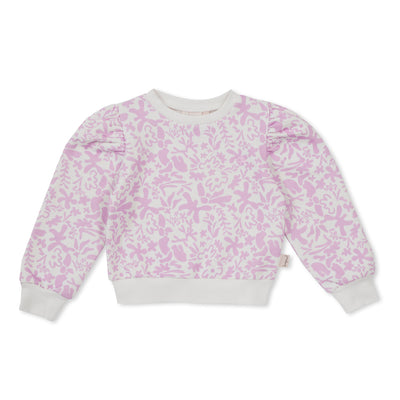 Kapow Kids Lavender Puff Sweater