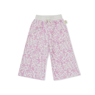 Kapow Kids Lavender Fleece Wide Leg Culottes