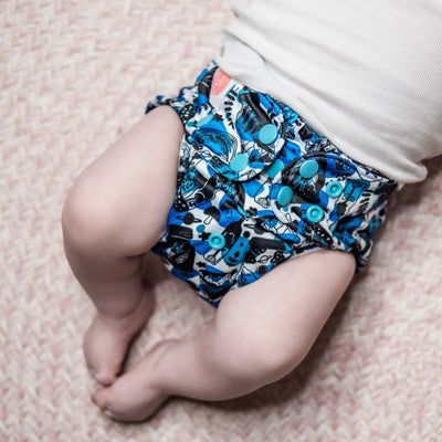 Monarch Ultimate Swim Nappy With Snaps - Sea-nery
