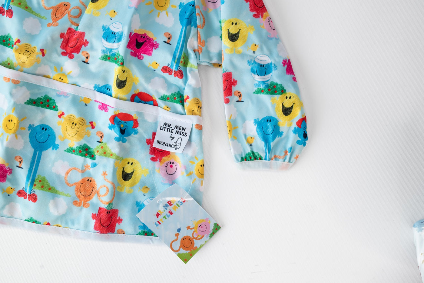 Monarch Licensed Mr. Men Little Miss Smock - Playing With Crayons