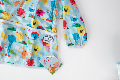 Monarch Licensed Mr. Men Little Miss Smock - Playing With Crayons
