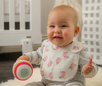 Emotion & Kids Bib - Pink Hot Air Balloon