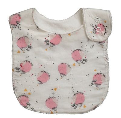 Emotion & Kids Bib - Pink Hot Air Balloon