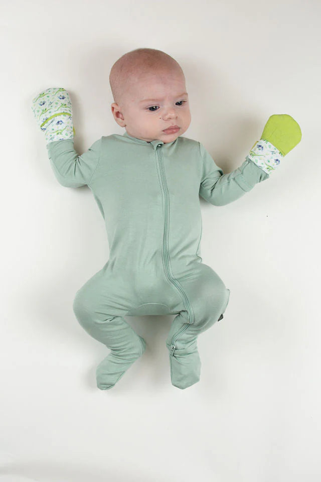Malarkey Kids Munch Minis Teething & Anti-scratch Mitts - Dinos