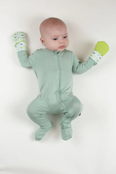 Malarkey Kids Munch Minis Teething & Anti-scratch Mitts - Dinos