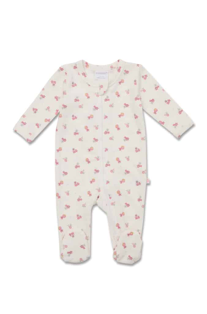 Marquise Girls Garden Floret Zipsuit - Print