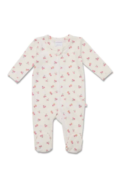 Marquise Girls Garden Floret Zipsuit - Print