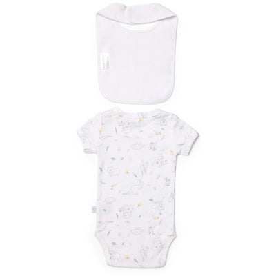 Marquise Australiana Bodysuit & Bib Set - Print