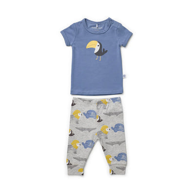 Marquise Animal Play T-Shirt & Legging Set - Blue/Print