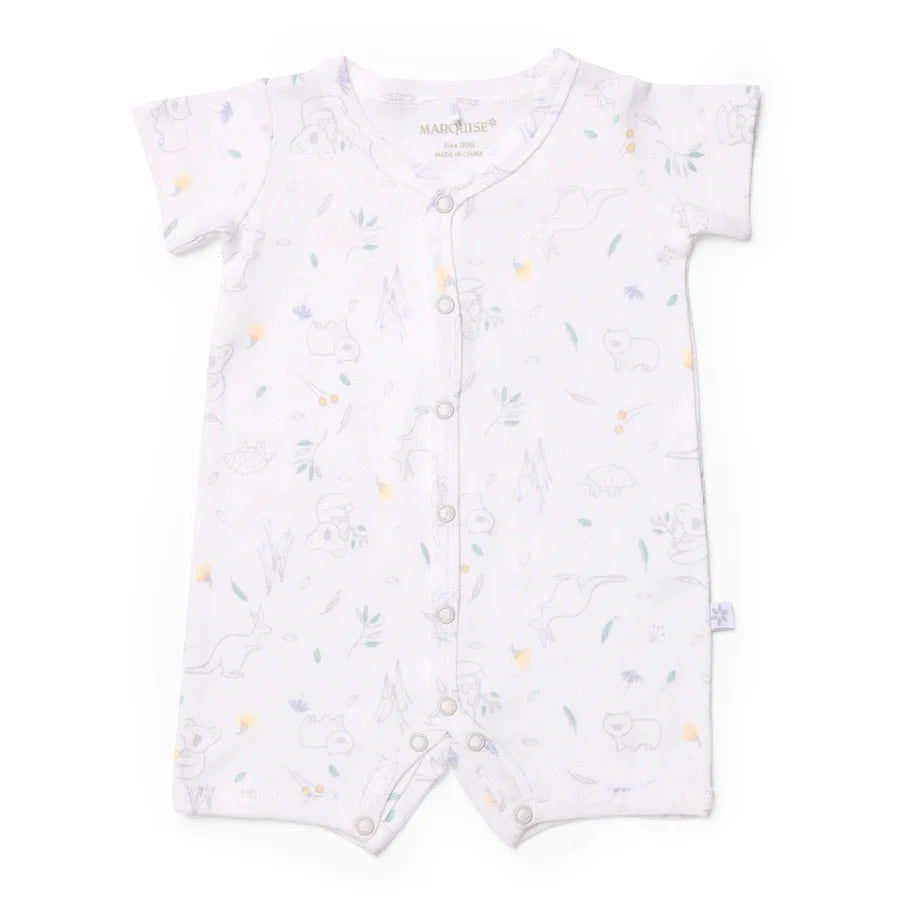 Marquise Australiana Studded Romper - Print