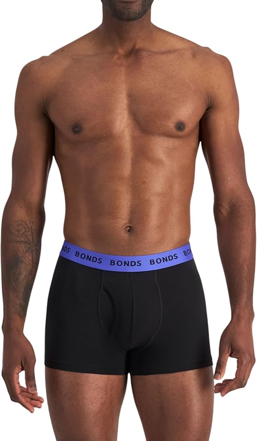 Bonds Mens Everyday Trunks 5 Pack - Black/Blue