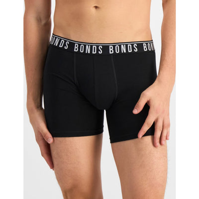 Bonds Mens Everyday Mid Trunk 2 Pack - Blue/Black