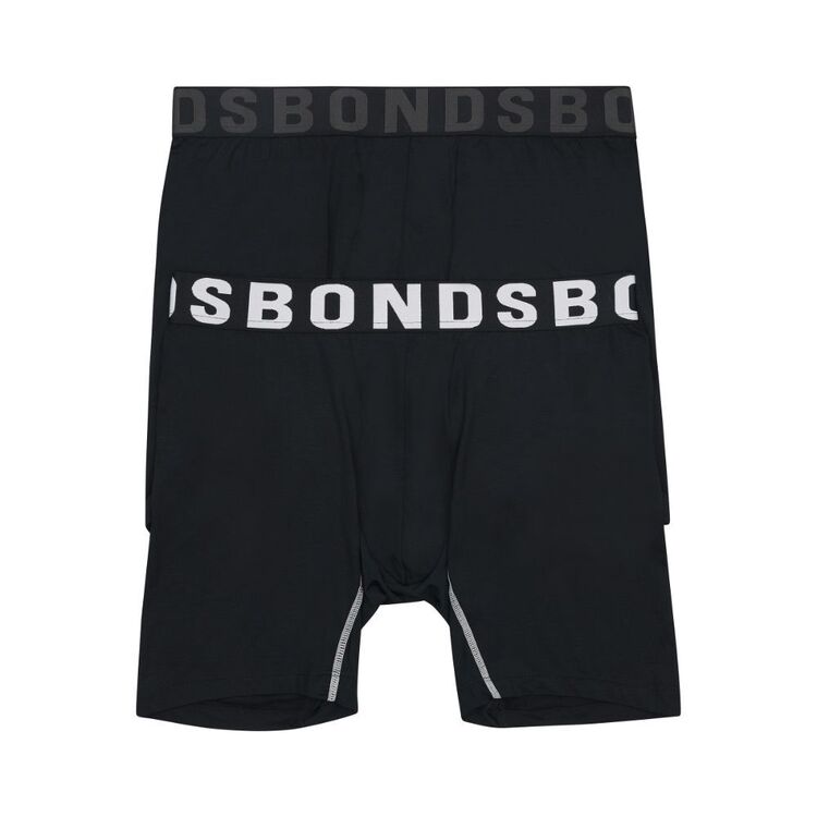 Bonds Men's Chafe Off Trunk 2 Pack - Black