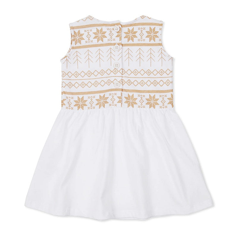 Texas Oak Melody Dress - Sonwflake Print