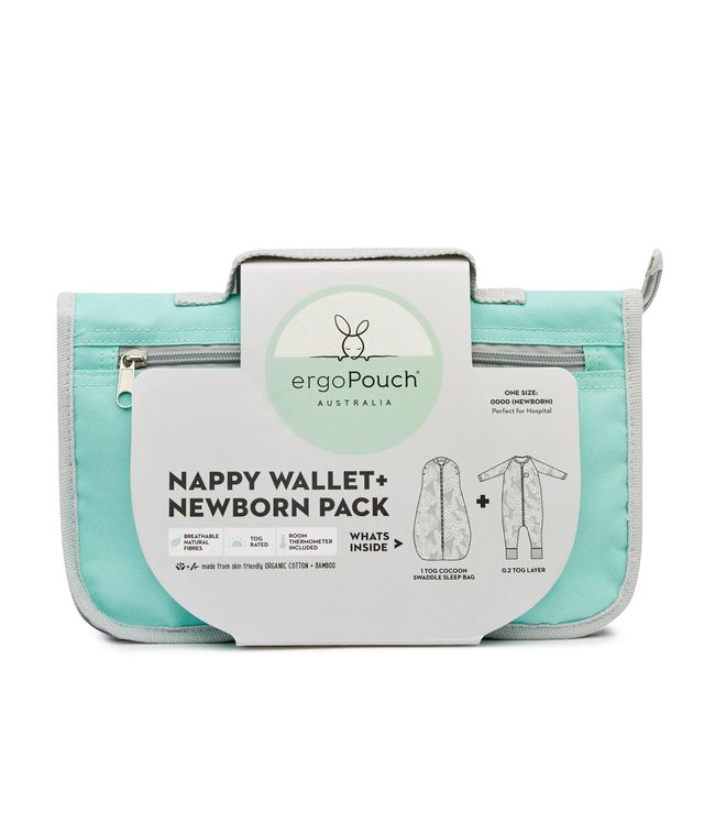 ergoPouch Australia Nappy Wallet Gift Pack - Grey Marle