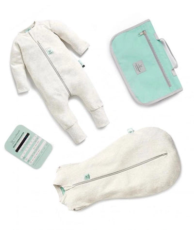 ergoPouch Australia Nappy Wallet Gift Pack - Grey Marle