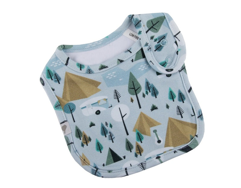 Emotion & Kids Organic Cotton Bib - Retro Camping