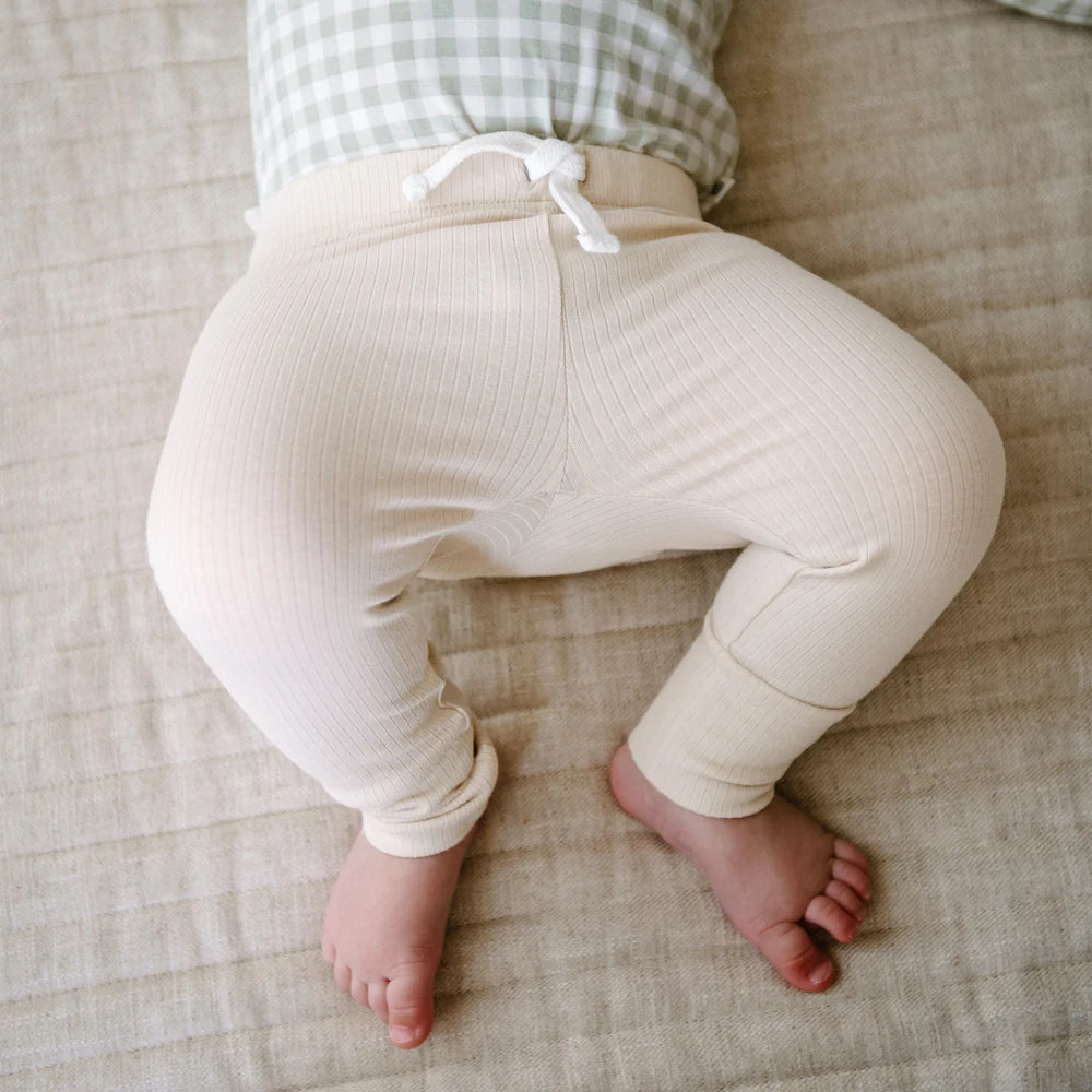 Kynd Baby Rib Legging - Oat