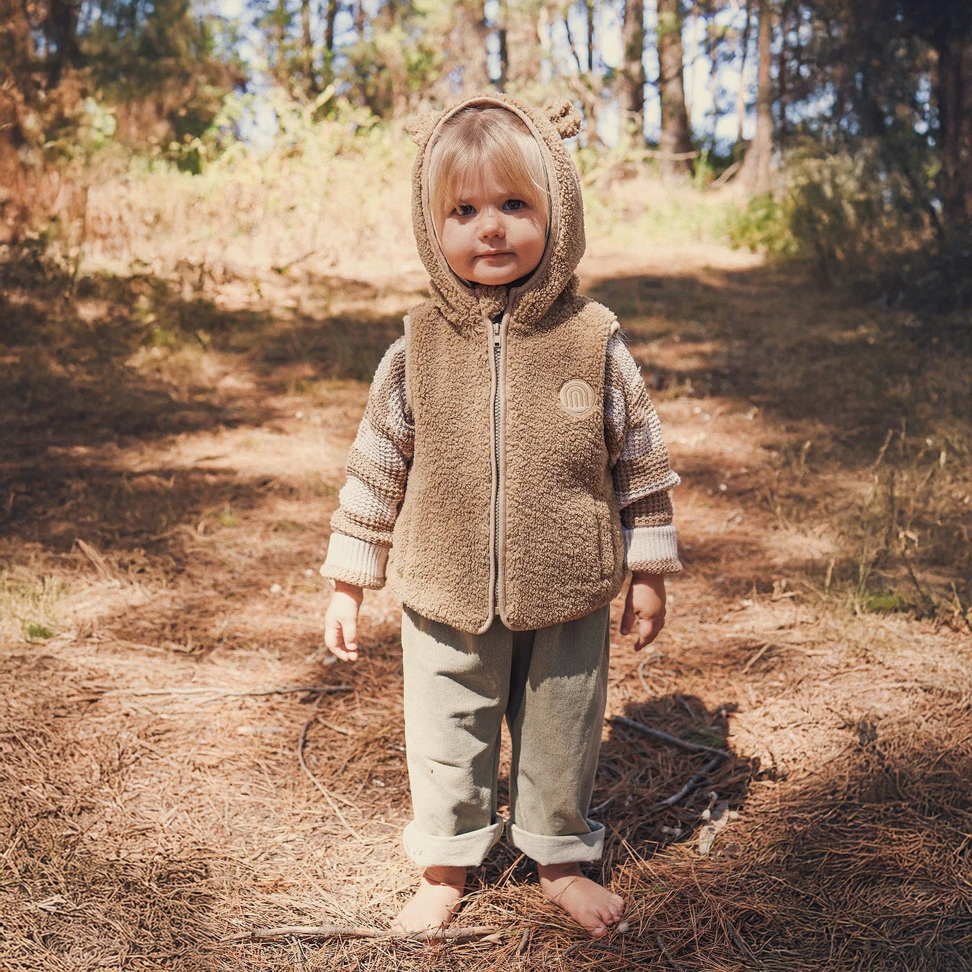 Kynd Baby Sherpa Vest - Mocha