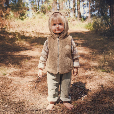 Kynd Baby Sherpa Vest - Mocha