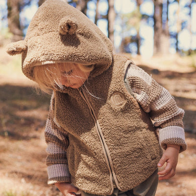 Kynd Baby Sherpa Vest - Mocha
