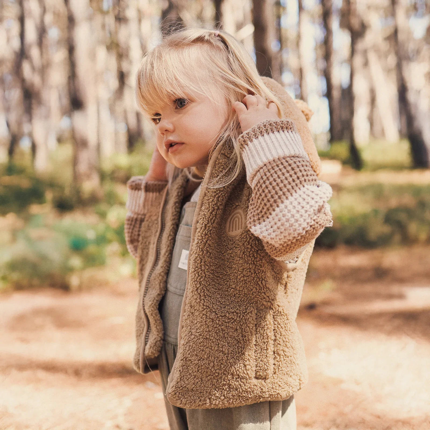 Kynd Baby Sherpa Vest - Mocha