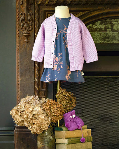 Toshi Organic Cardigan Andy - Lavender