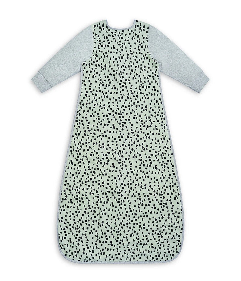 Love To Dream Organic Cotton Fleece Long Sleeve Sleep Bag 1.0 TOG - Olive Animal