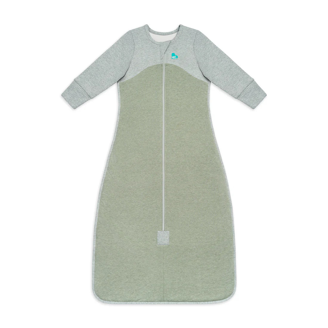 Love To Dream Organic Cotton Fleece Sleep Bag Long Sleeve 1.0 TOG - Olive
