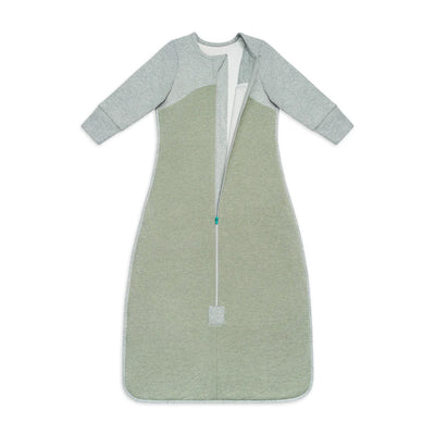 Love To Dream Organic Cotton Fleece Sleep Bag Long Sleeve 1.0 TOG - Olive