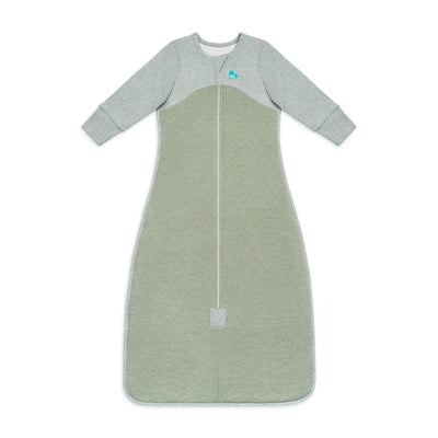 Love To Dream Organic Cotton Fleece Sleep Bag Long Sleeve 1.0 TOG - Olive