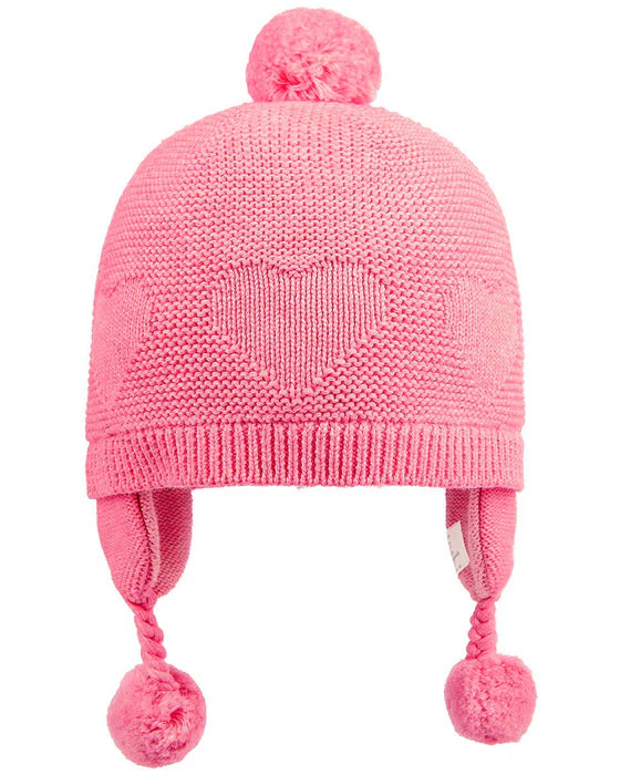 Toshi Organic Earmuff Heart - Fuschia