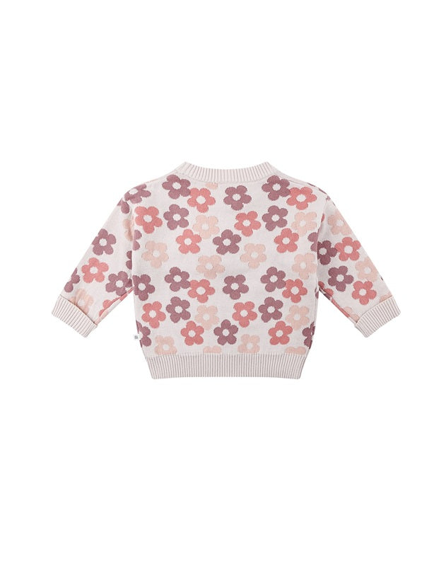 Kynd Baby Organic Jacquard Knit Jumper - Blooming