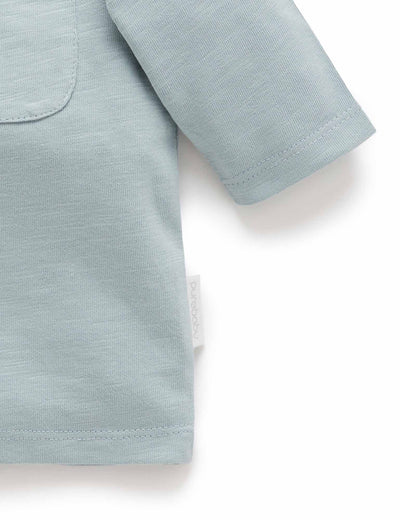Purebaby Basic Long Sleeve Tee - Fennel
