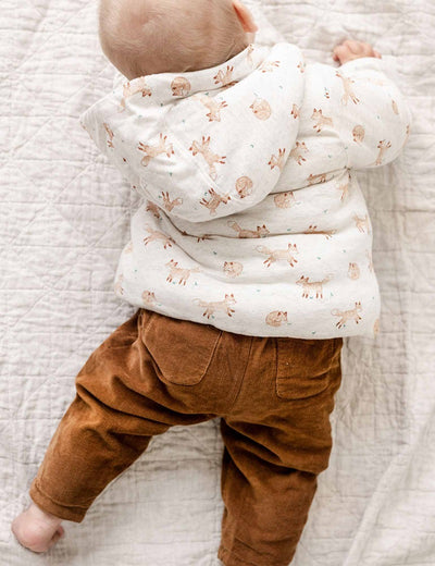 Purebaby Cord Slouch Pant - Maple