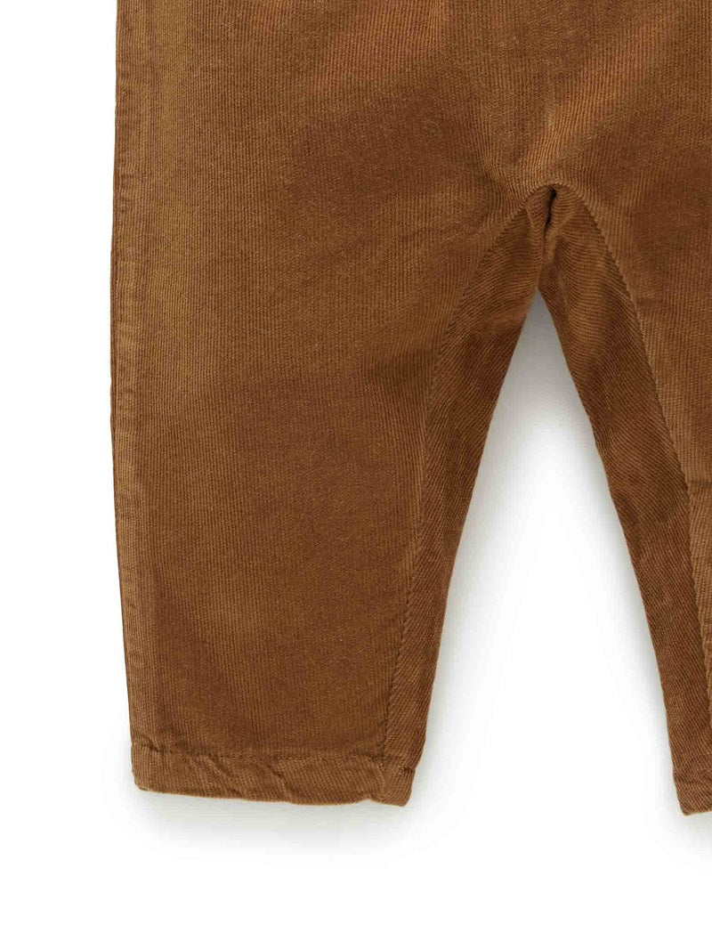 Purebaby Cord Slouch Pant - Maple