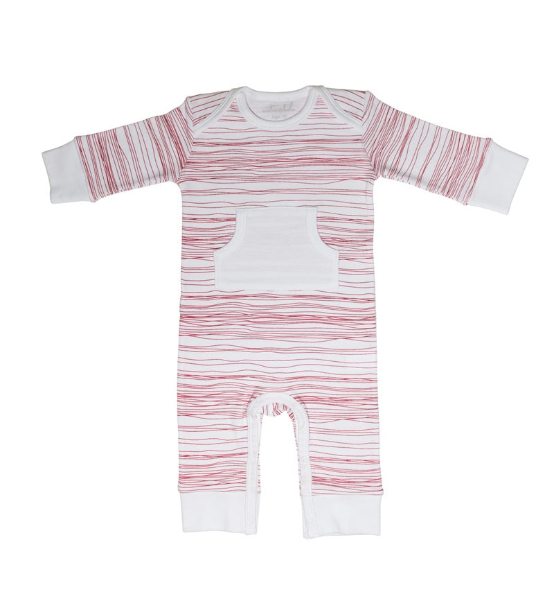 Emotion & Kids All in One Outfit - Red Scribble
