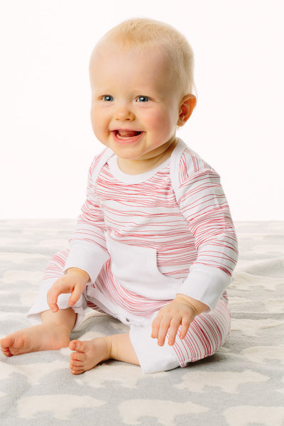 Emotion & Kids All in One Outfit - Red Scribble