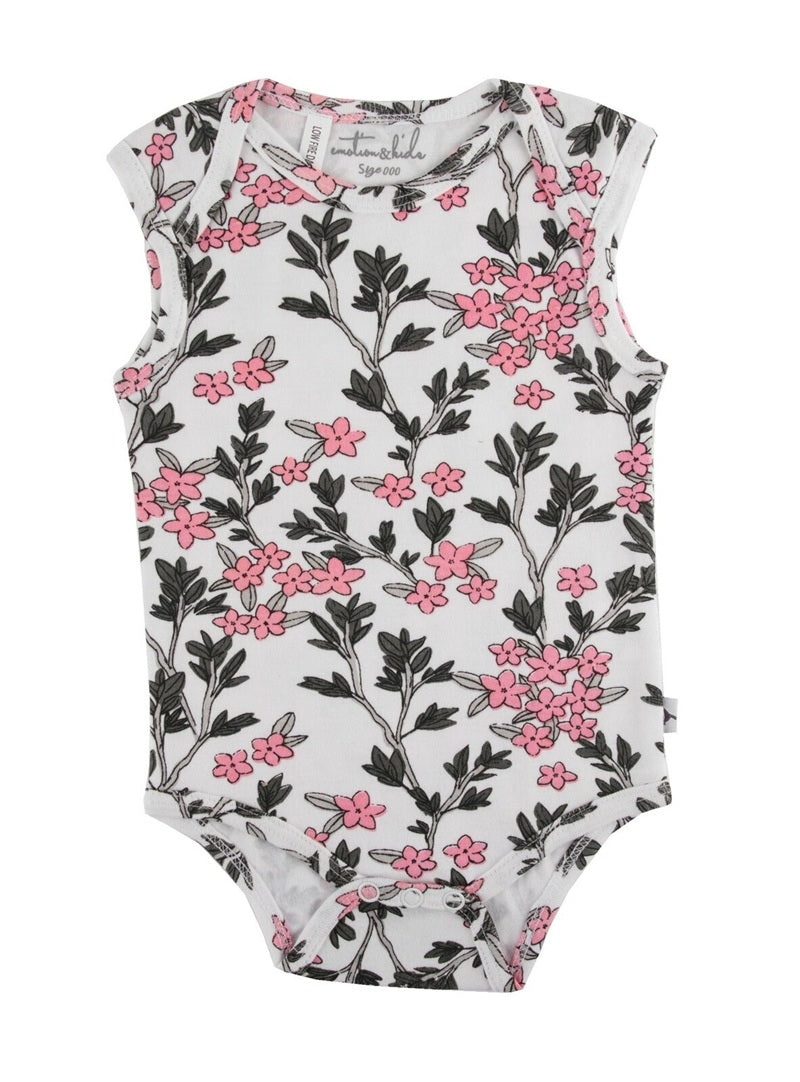 Emotion & Kids Singlet Suit - Messy Wild Flowers