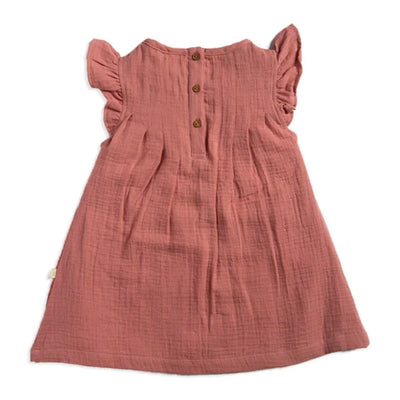 Tiny Twig Angel Dress - Rose Gold Crinkle