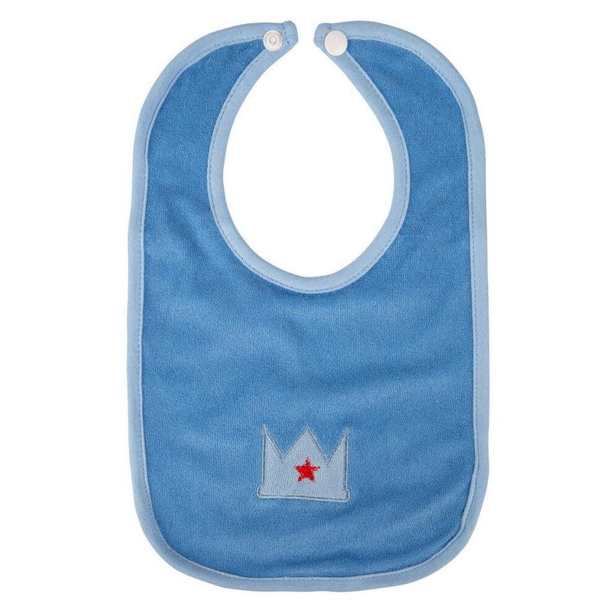 Playgro Crown Bib 2 Pack - Blue