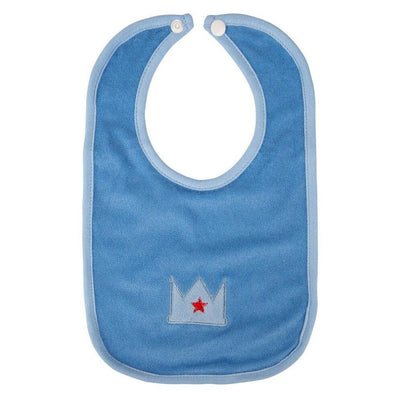 Playgro Crown Bib 2 Pack - Blue