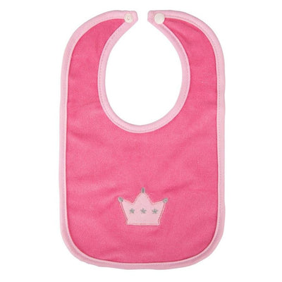 Playgro Crown Bib 2 Pack - Pink