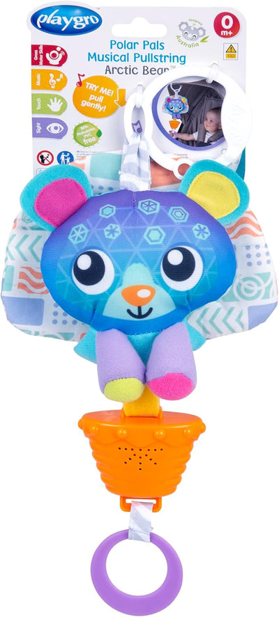 Playgro Polar Pals Musical Pullstring Bear - Bar Variance