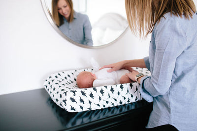 Copper Pearl Premium Knit Diaper Changing Pad Cover - Wild